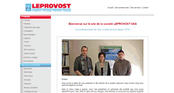 Desktop Screenshot of leprovost-irrigation.com
