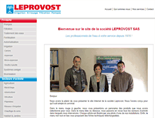 Tablet Screenshot of leprovost-irrigation.com